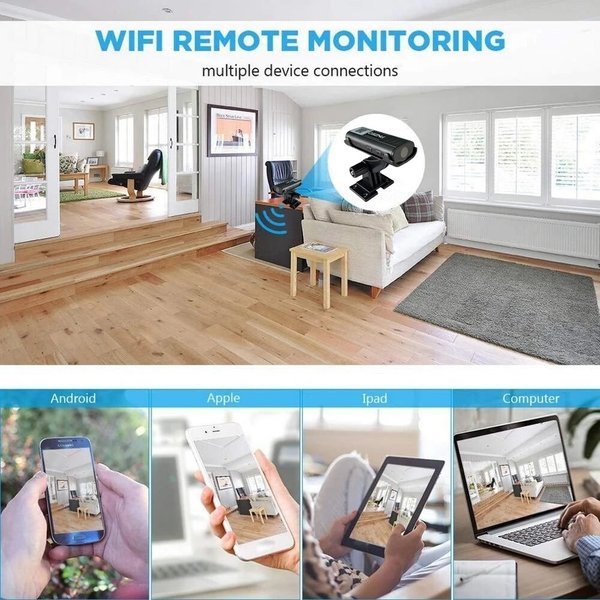 Telecamera di sorveglianza Wi-Fi con avviso istantaneo