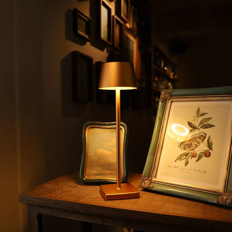 Draadloze oplaadbare LED-lamp: elegantie en vrijheid van verlichting!