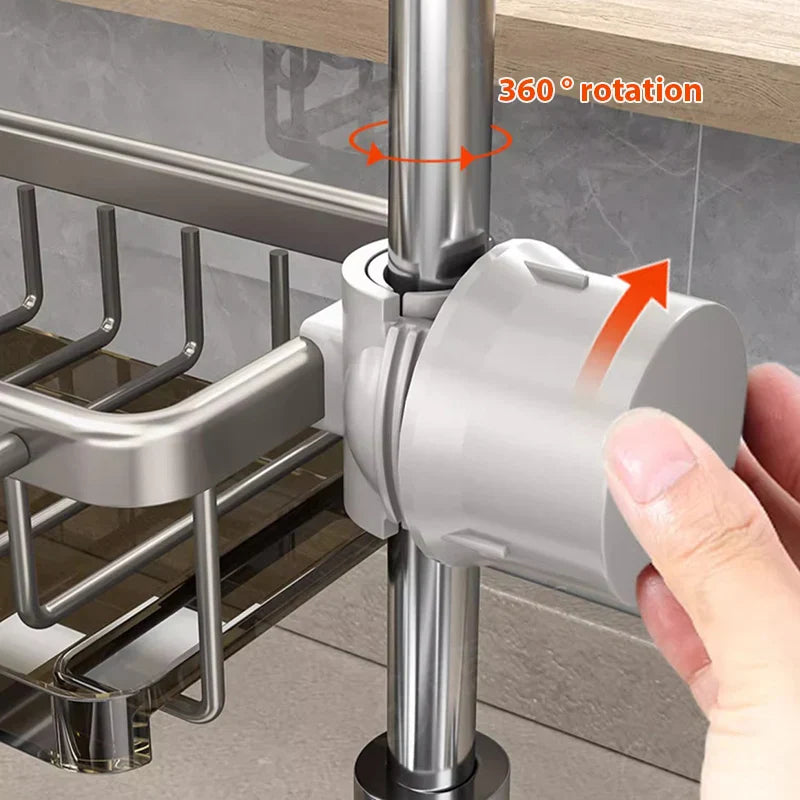Aluminium Spüle Organizer - Halten Sie Ihren Raum sauber