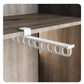 Retractable sliding clothes rack