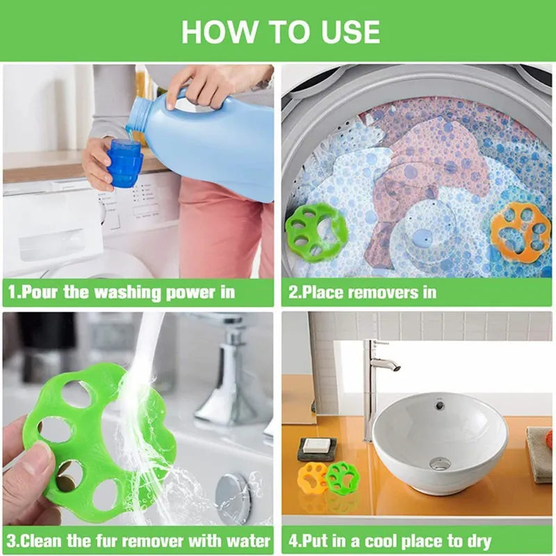 Easily remove pet hair from your laundry! 