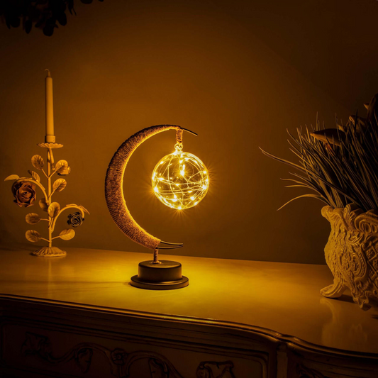 Lampada Luna rilassante per un'atmosfera da favola